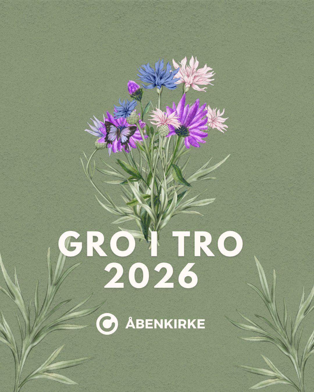 Plakat: GRO I TRO 2026 – Åbenkirke